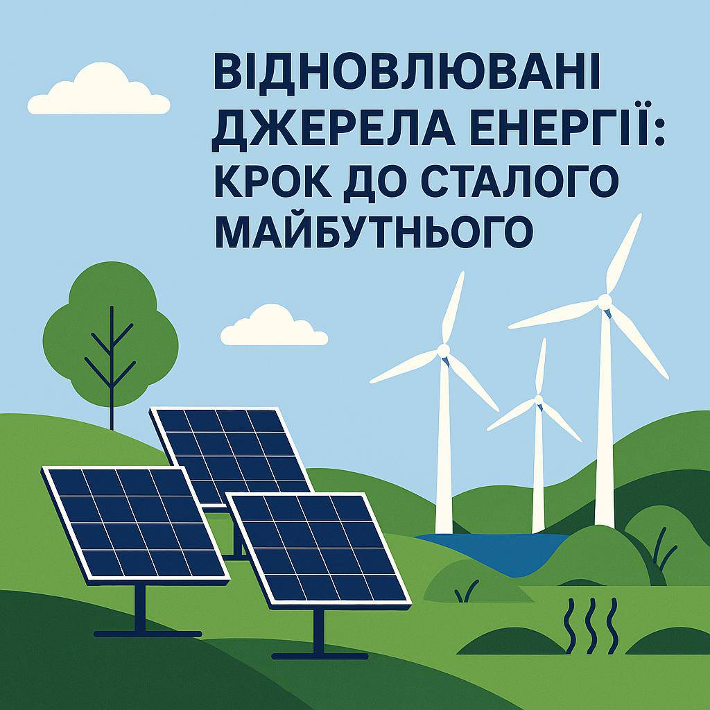 Відновлювані джерела енергії: крок до сталого майбутнього